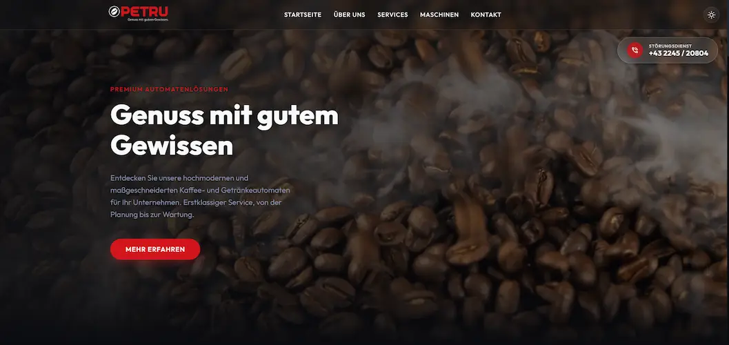 Petru GmbH — Webseite, SEO/AEO & Feedback-Tool